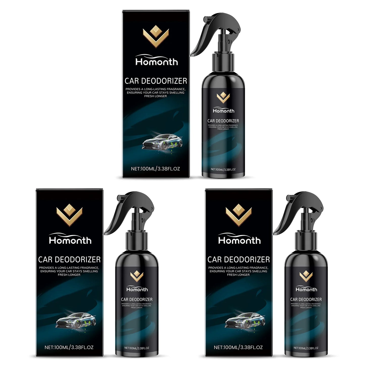 Apex AutoCare Odor Eliminator – Long-Lasting Car Interior Deodorizer Spray