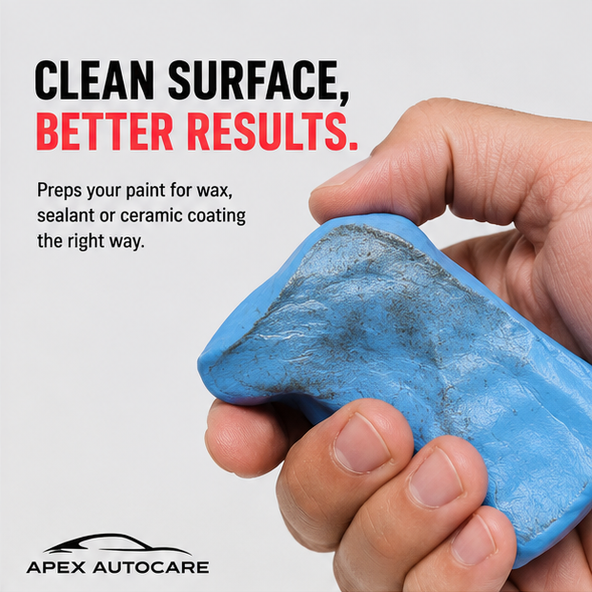 Apex AutoCare Clay Bar – Fine Grade Surface Decontamination Bar