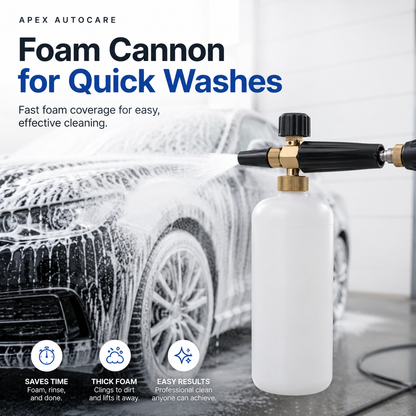 Apex Foam Cannon Pro – Adjustable 1L High-Pressure Foam Gun (1/4 Quick Connect