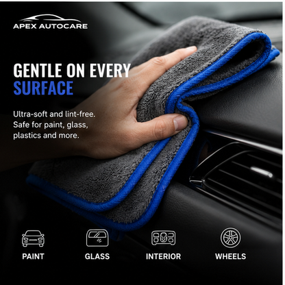 Apex UltraDry 1200GSM Premium Microfiber Car Drying Towel