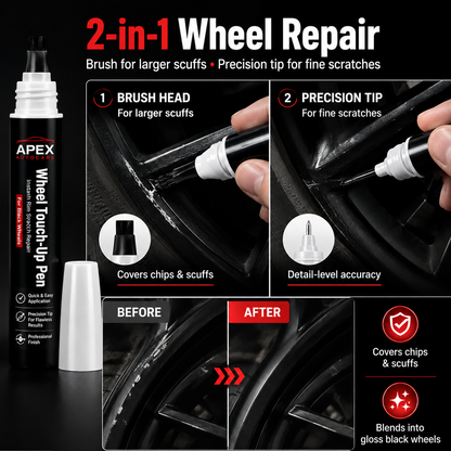Apex AutoCare Wheel Touch-Up Pen – Instant Rim Scratch Repair