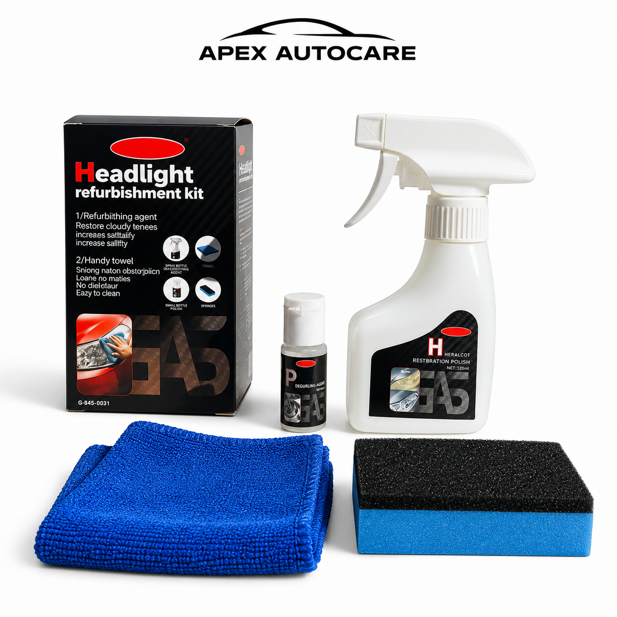 APEX ClearView™ Headlight Restore Kit