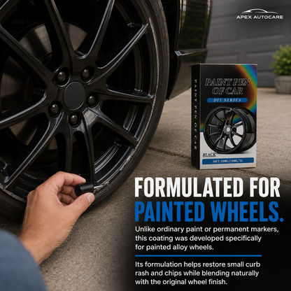 3-Piece Gloss Black Wheel Touch-Up Pen Set