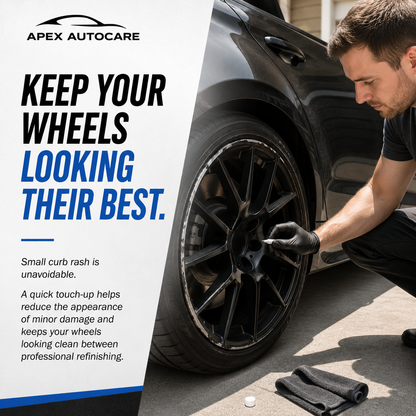 3-Piece Gloss Black Wheel Touch-Up Pen Set