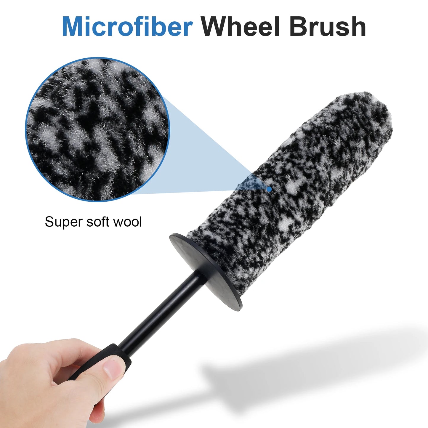 Apex 3-Piece Wheel & Detail Brush Set