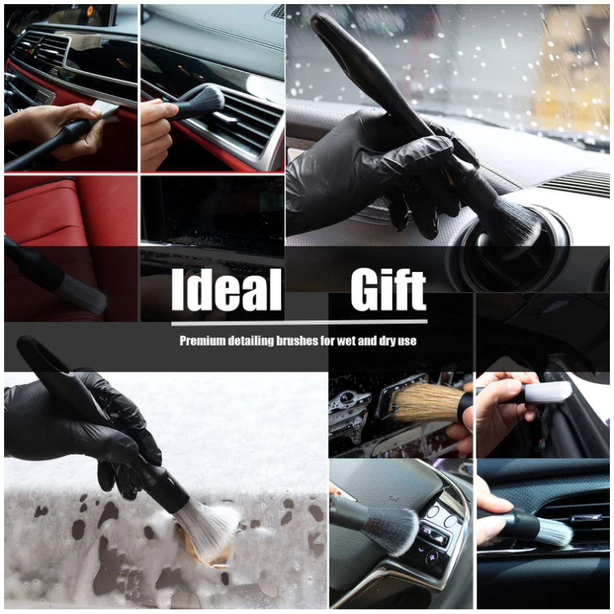 Apex 3-Piece Wheel & Detail Brush Set