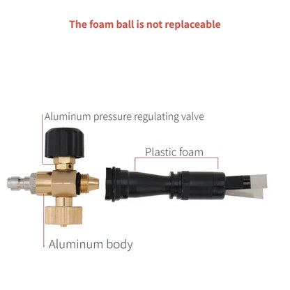 Apex Foam Cannon Pro – Adjustable 1L High-Pressure Foam Gun (1/4 Quick Connect