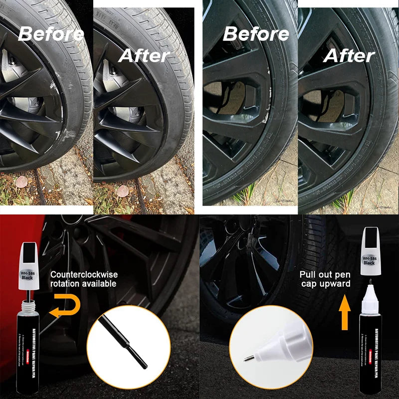 Apex AutoCare Wheel Touch-Up Pen – Instant Rim Scratch Repair